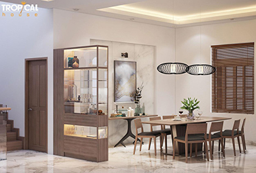 THI CÔNG THIẾT KẾ  NỘI THẤT BIỆT THỰ LONG AN SANG TRỌNG